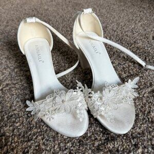 White Fancy Heels